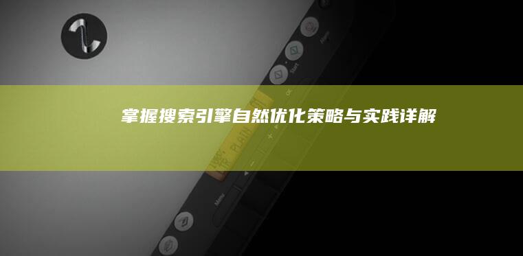 掌握搜索引擎自然优化：策略与实践详解